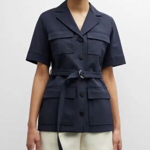 Theory Short Sleeve Safari Jacket